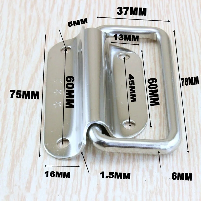 4 шт толстые складные ручки и ручки для шкафа из нержавеющей стали чемодан с инструментами ящик ручки выдвижной ящик мебельные аксессуары фурнитура