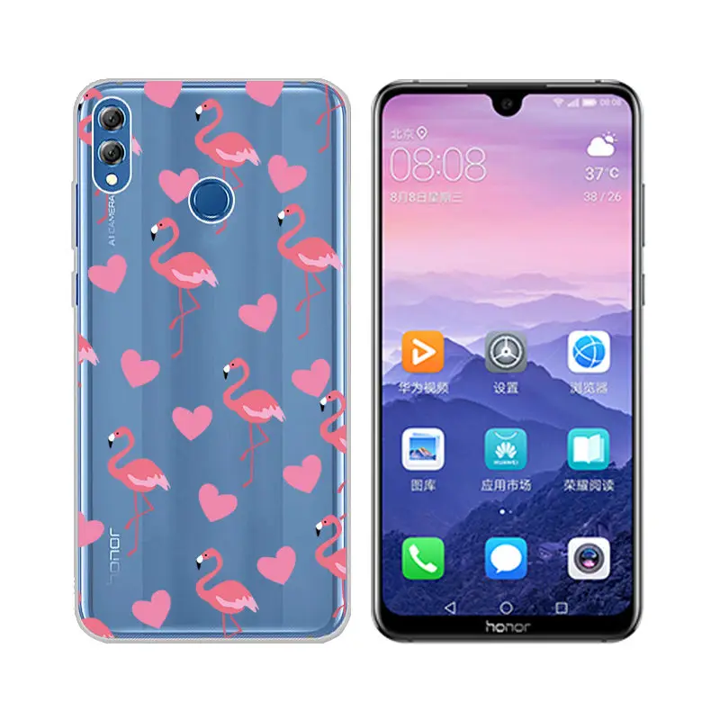 Arvin Silicone Fundas for Huawei Honor 8X Soft TPU Case for Huawei Honor 6X 4X 4A 5X V8 8 5C Painted Cover for Honor 8X Max Case (8)