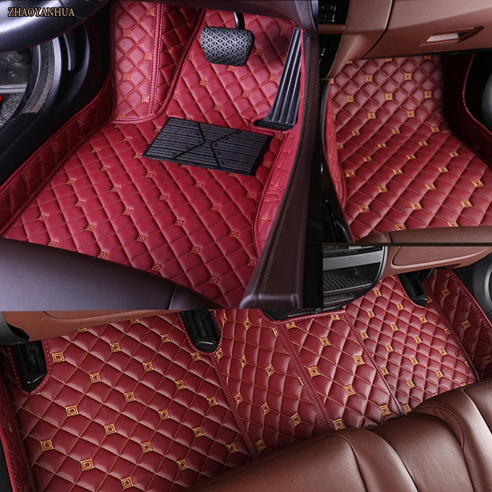 

ZHAOYANHUA Car floor mats for Toyota Crown 12th 13th 14th generation 5D heavy duty car-styling rugs carpet floor liners(2005-)