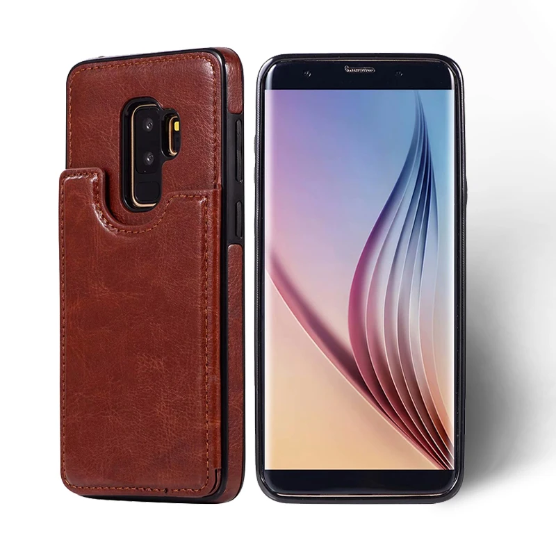 Кожаный чехол кошелек для Samsung Galaxy S10 E S9 S8 Plus S7 edge Note8 Note9 S10E держатель карт телефона