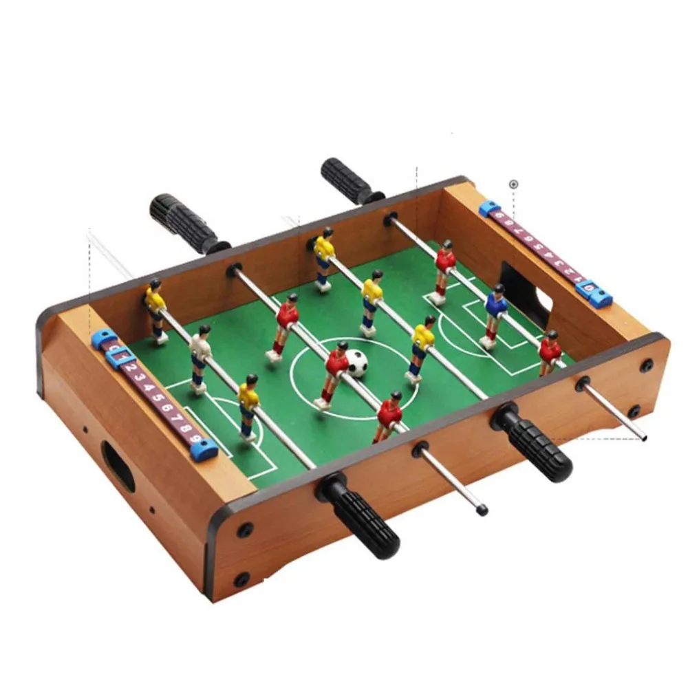 

2018 Mini Wooden Indoor Table Football Table Four-bar Puzzle Table Football gioco da tavolo New