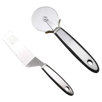 

Stainless Steel Pizza Cutter, Premium Professional Pizza Wheel Ultra Sharp Pizza Slicer Ergonomic Anti-Slip Handle with Pizza