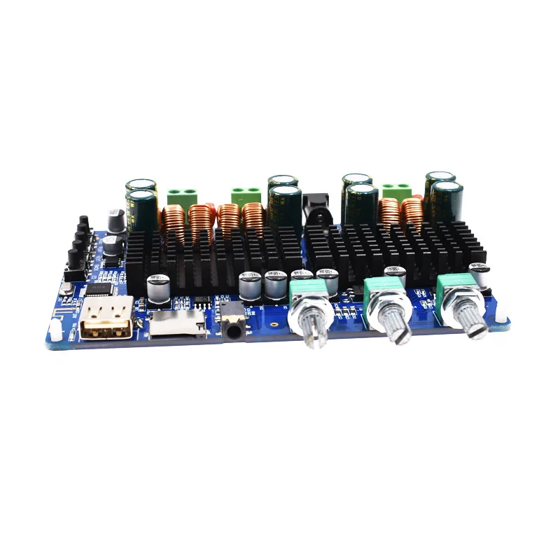 TPA3116 2x50 Вт + 100 2 1 канальный Bluetooth цифровой Сабвуфер Усилитель мощности