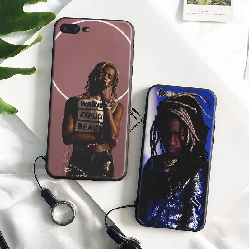 

YOUNG THUG RAPPER Soft Silicone Phone Case Cover Shell For Apple iPhone 5 Se 5s 6 6s 6Plus 6sPlus 7 8 7Plus 8Plus X