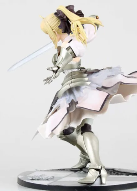 Fate Stay Night неограниченное коды Saber Lily 1/7 весы 22 см ПВХ фигурка Фигурки Коллекционная