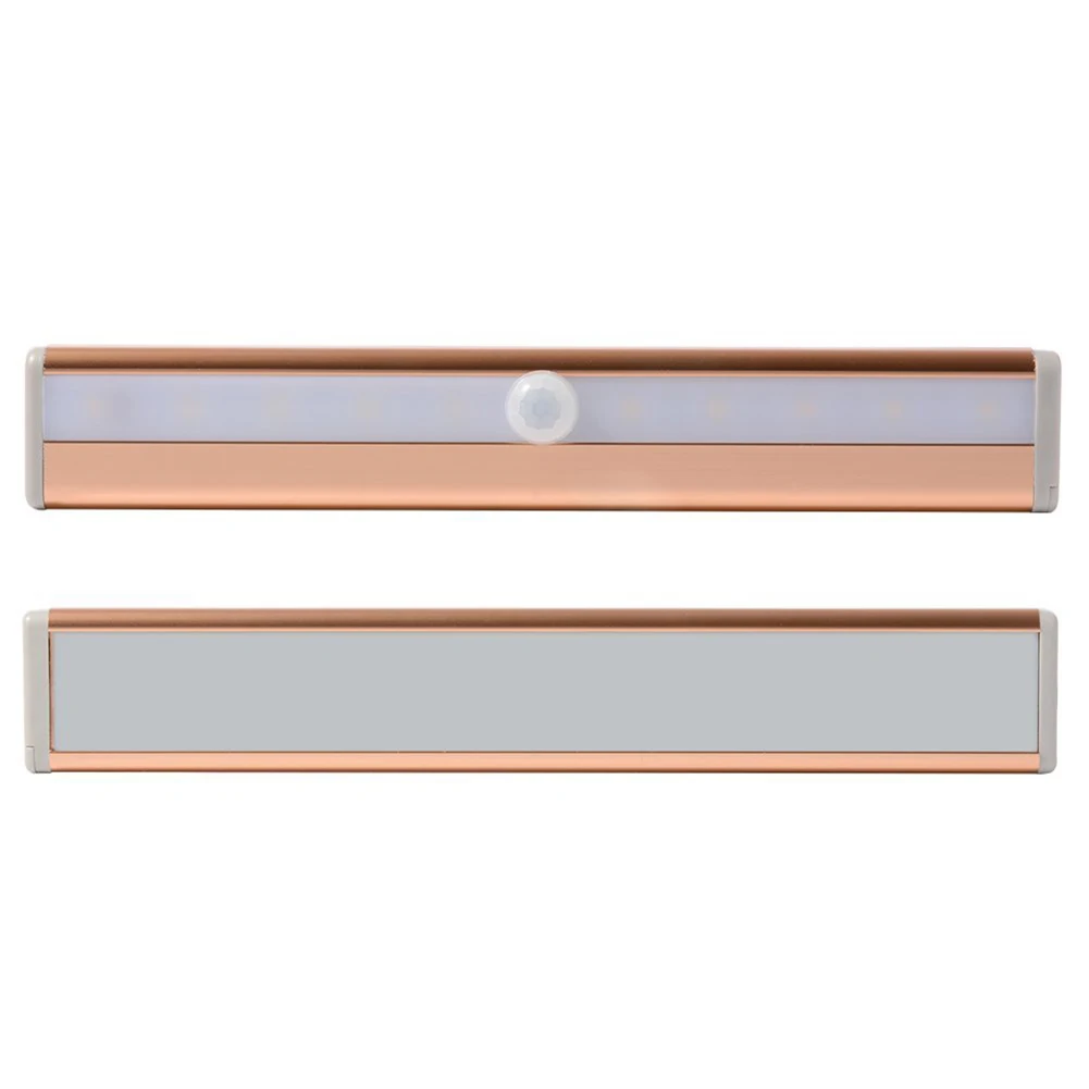 

Rechargeable Aluminum alloy LED Night Light Stick-on Anywhere Closet Light Portable LED Wireless Motion Sensing Light Bar