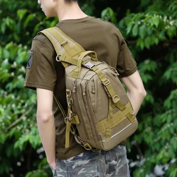 

Military Tactical Assault Pack Large Capacity Molle Waterproof Rucksack Outdoor Camping Hiking Hunting Bag Travel Shoulder Bag