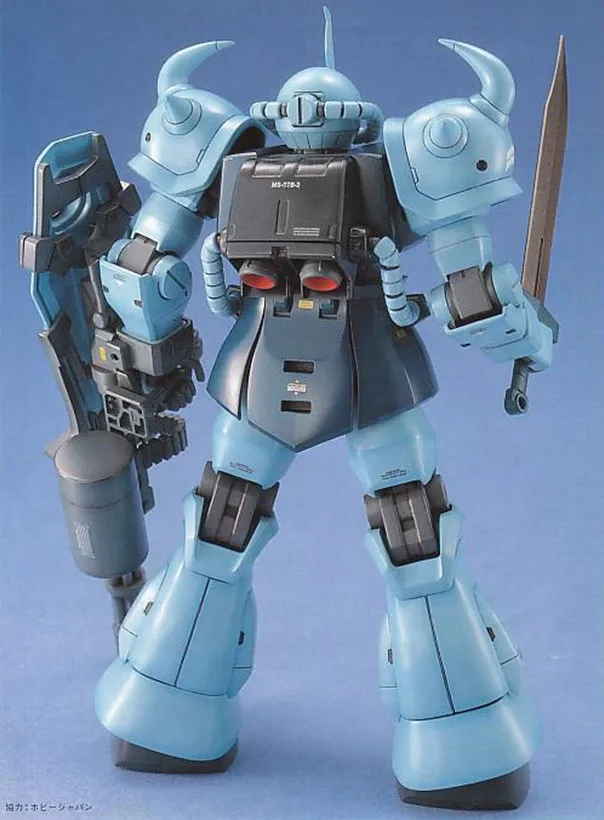 Bandai Gundam 1/100 MG MS-07B-3 Gouf Custom B3 мобильный костюм Сборная модель наборы фигурки пластмассовые игрушечные модели