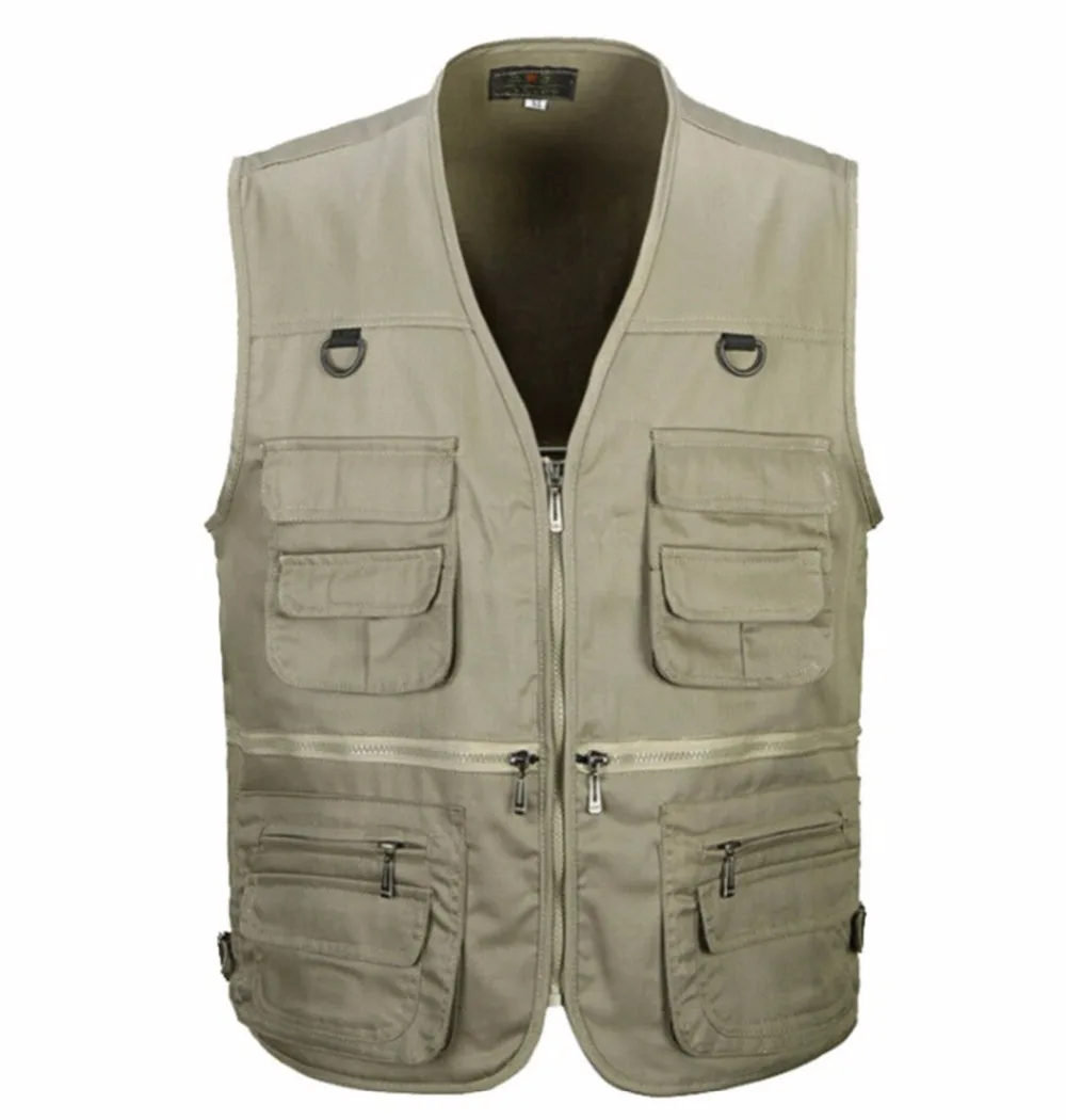 2018-Spring-and-Autumn-Men-Vest-Army-Green-waistcoat-casual-Multi-pocket-travel-or-work-wear(1)