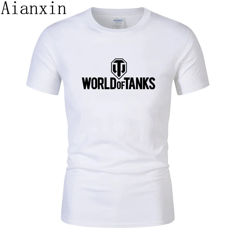 

AIANXIN Summer Style Funny World Of Tanks War ii T-Shirt Men Short Sleeve T Shirts Fashion brand Streetwear Hip Hop Top Tees