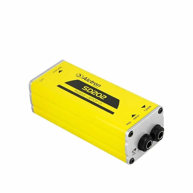 Alctron SD202 пассивный прямой бокс стерео DI моно для акустической гитары басов