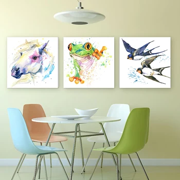 

High Quality Wall Art Painting Canvas Paintings Animal Oil on Canvas Modern Paintings for Interior Decoration Support OEM