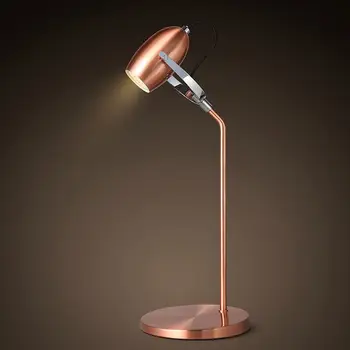 

Modern Metal plating table lamps LED eyecare Reading lamp Adjustable Angle shake heads Desk lamp