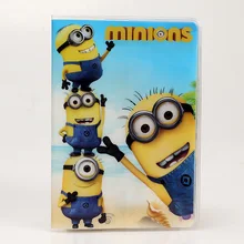 ПВХ мультфильм аксессуары для путешествий Обложка для паспорта с размером 5,5 ''* 3,8''-желтые люди