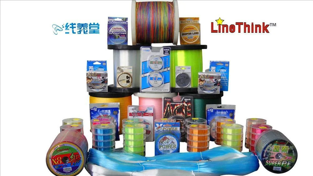 300 м бренд LineThink цель Япония Multifilament PE плетеная леска 6LB-120LB