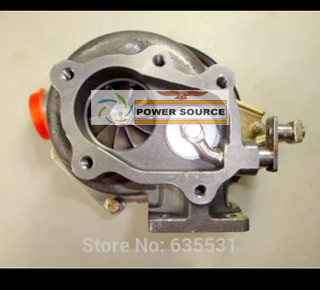 - GT28 GT28-5 GT2860 T25 T28 Turbo turbocharger Journal 360 degree thrust bearing oil cooled 180-320HP Internal Wastegate - (4)