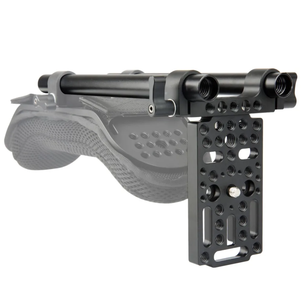 NICEYRIG Сырная Монтажная пластина для переключения видео камеры легкая пластина с 15 мм зажимом стержня короткие стержни для DSLR камеры клетка установка
