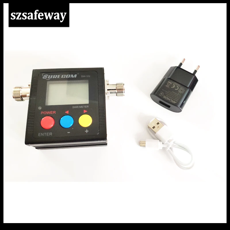 

2019 NEW SW-102 100-520 Mhz Digital VHF/UHF Power SWR Meter SURECOM For two way radio SW102