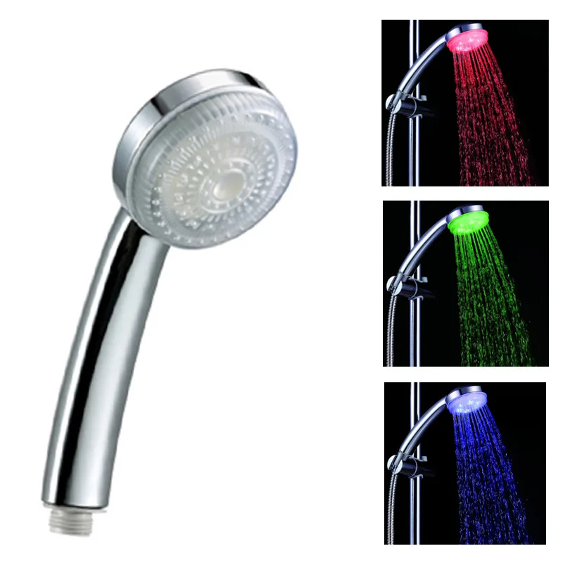 

2018 New Shai LED Shower NIERSI Temperature Controlled Three-Color Shower Head Led Shower