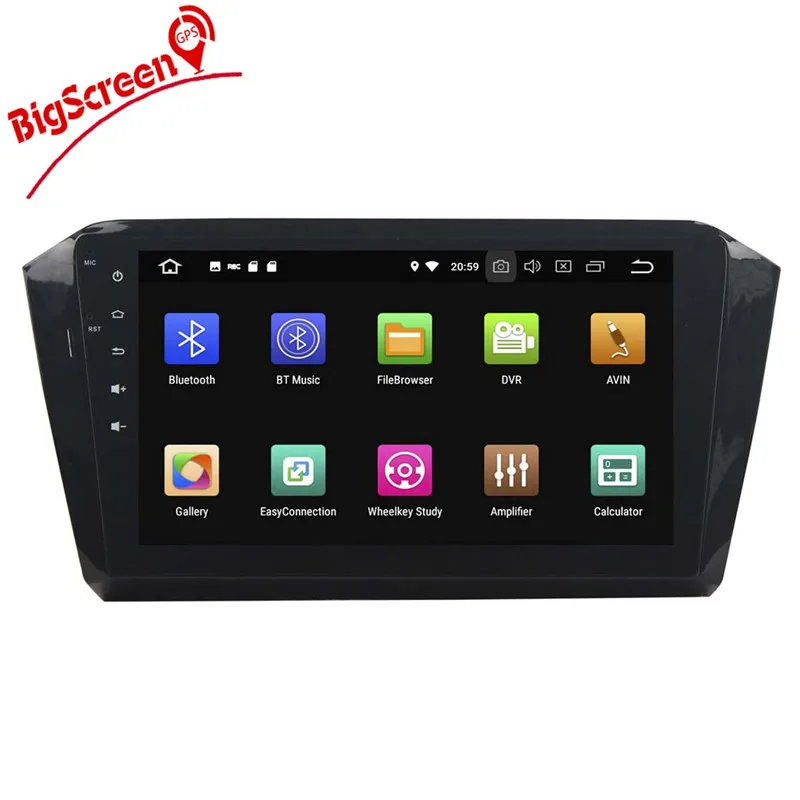 Excellent 10.2" Android 9.0 RAM 4+64GB 8 Core Car Radio GPS Navi For Volkswagen VW Passat B8 Magotan 4G 2015 2016 2017 headunit Radio IPS 7