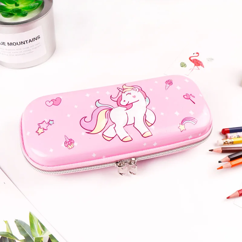 TOPSTHINK единорог пенал Kawaii EVA креативные школьные принадлежности сумка