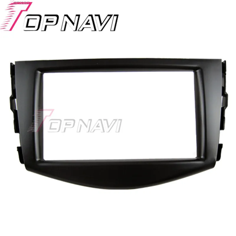 Topnavi 2 DIN качественное автомобильное радио фасция для Toyota RAV4 2010 AutoStereo интерфейс Dash