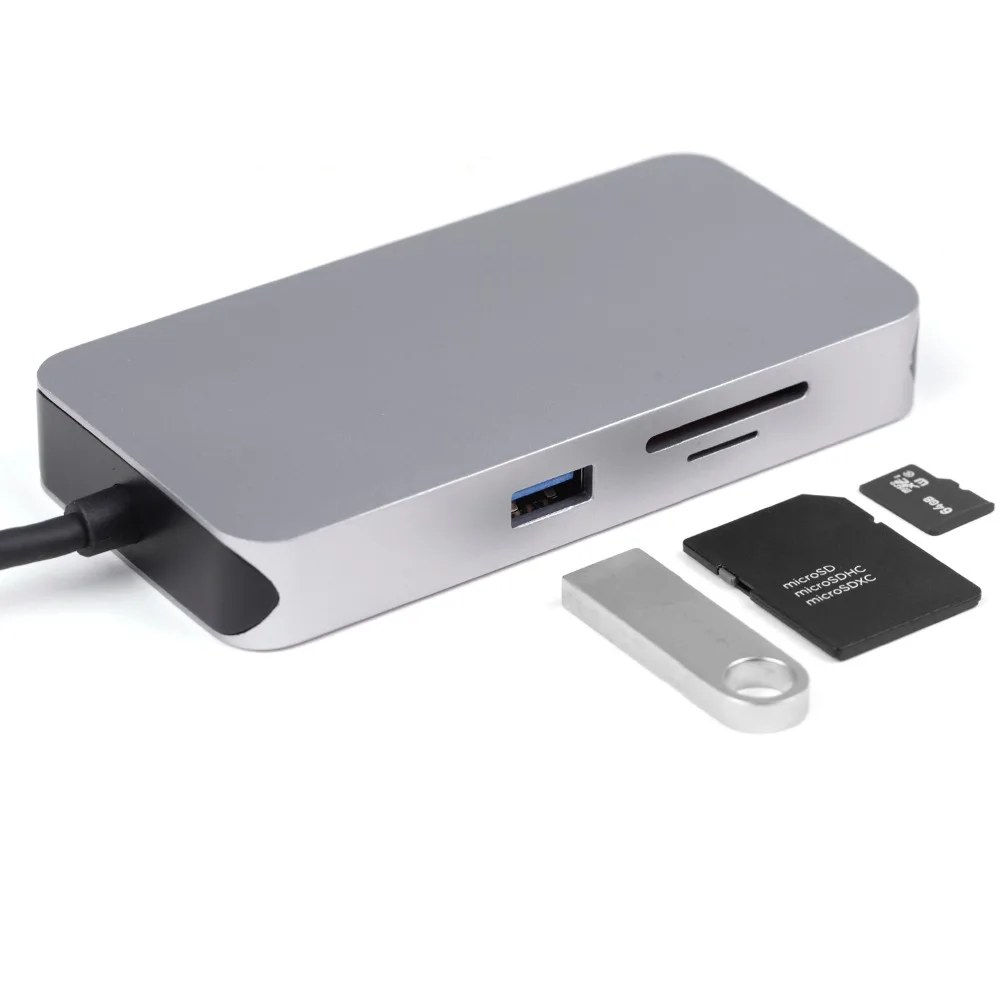 Type C to HDMI+RJ45+USBX4+PD 06
