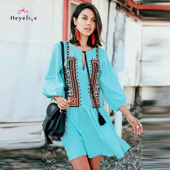

New 2019 Summer Dress Short Sleeves Beach Wear Bikinis Cover-Up Loose Style Free Size Women Swimwear Cover Ups Tunic Beach Dress