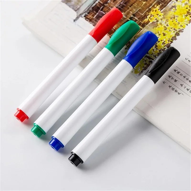 

4pcs/set Dry-erase and Wet-erase Whiteboard Marker for School Office Used