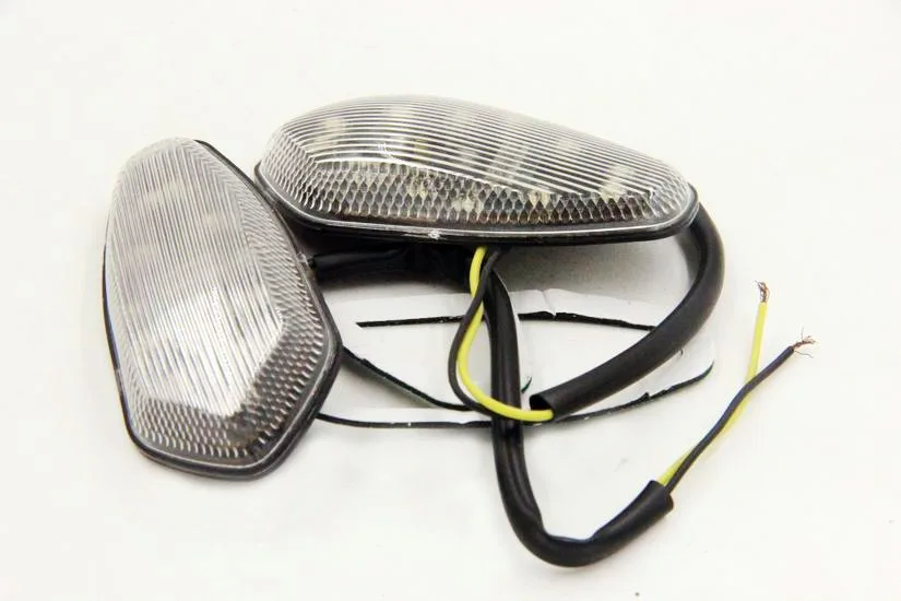 

Aftermarket free shipping motorcycle parts Flush Mount Turn Signal for yamaha 2003 2004 2005 2006 YZF R6 YZFR6 CLEAR