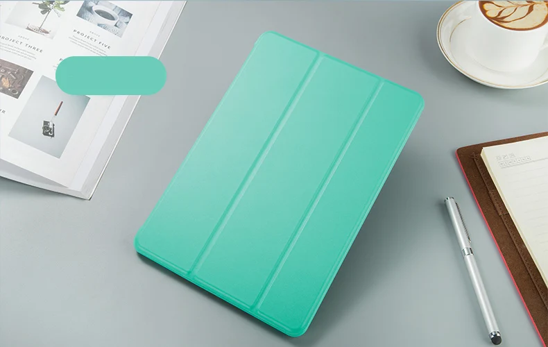 Чехол для Apple New iPad Air Pro 10,5 дюймов ' A1701 A1709. Чехол из искусственной кожи+ Мягкий силиконовый чехол из термополиуретана-Smart sleep wake up - Цвет: Green-fw-10.5