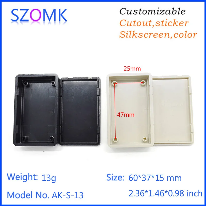 plastic enclosure for electronics control box szomk diy enclosure junction box plastic housing small abs instrument enclosure distribution box black plastic box enclosure electronics case    (3).jpg
