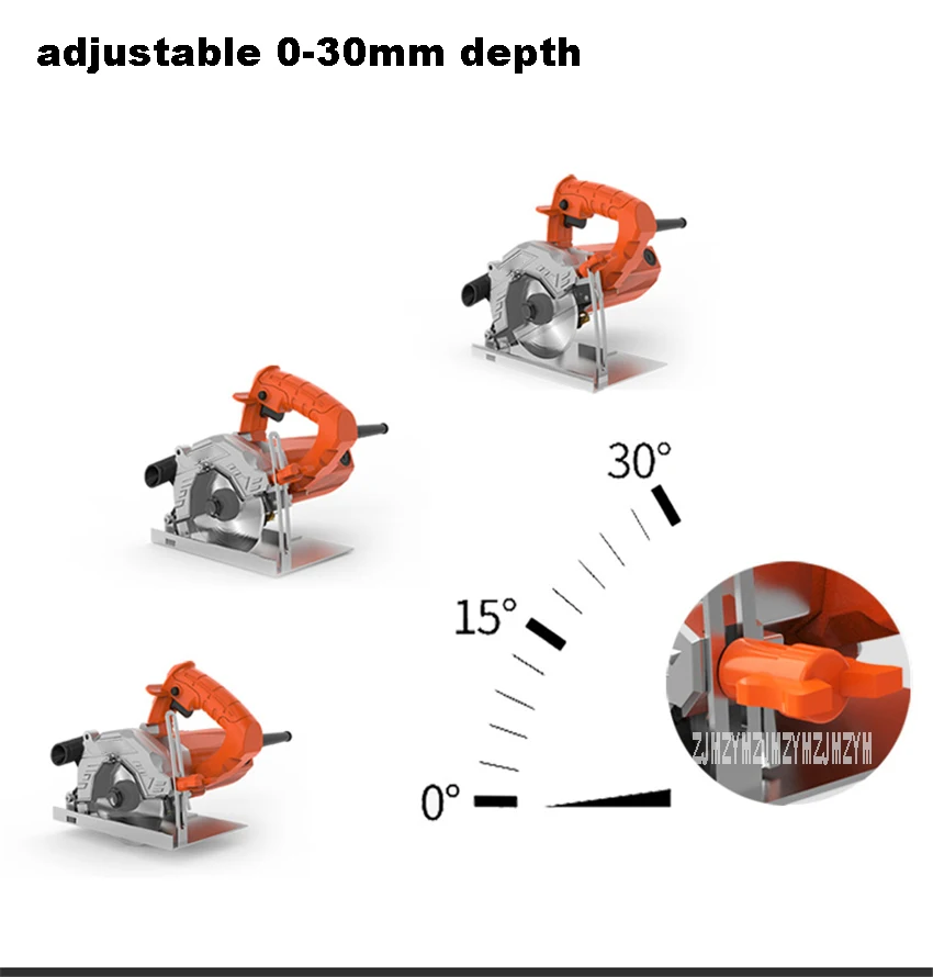 Z1E-JF-110B многофункциональная электрическая машина для резки камня без пыли, мраморной плитки, кирпича, бытовая маленькая пила для резки дерева и керамики