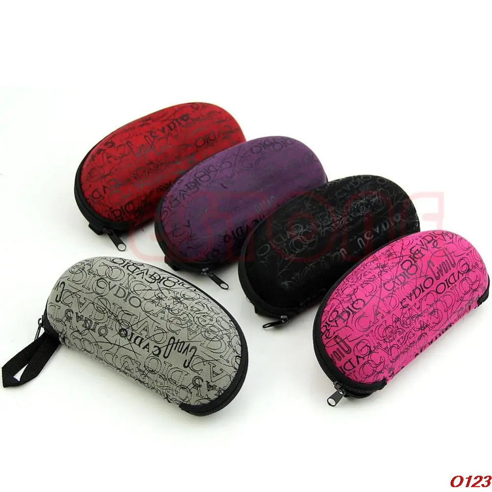 

Protable Zipper Sunglasses Hard Case Glasses Eyewear Box Shell Cover Pouch Bag-O123