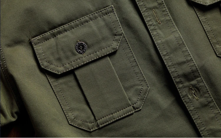 Продвижение размера плюс M-6XL классическая мужская военная форма стильная рубашка Повседневная рубашка с коротким рукавом хлопок свободный Мужской Топ