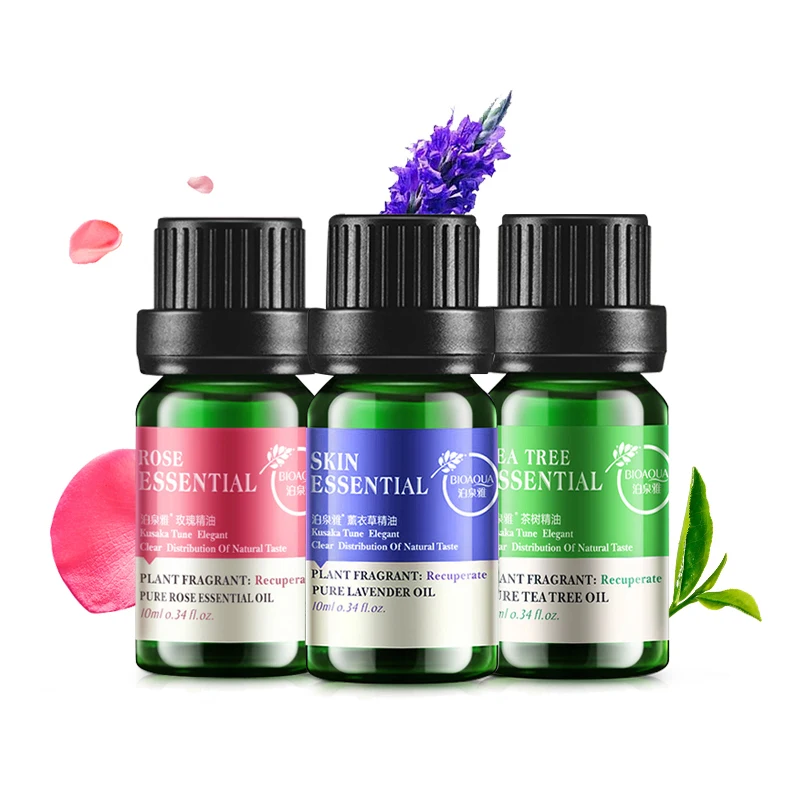 Bioaqua النبات العطر الزيوت العطرية الروائح النقي زيت اللافندر/ زيت الخزامى التحكم المسام رطبة خمر زيت التدليك الجمال العناية بالبشرة