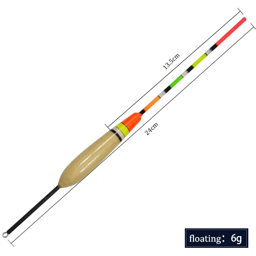 Рыбий король поплавок Boia вертикальный рыболовный буй дрифтерная трубка 3 цвета flotador Articulos De Pesca рыболовные аксессуары - Цвет: 6G