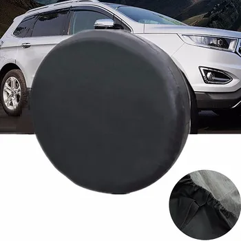 

14 Inch Universal Soft Black Spare Tire Cover Wheel Covers For All Cars Tyre New