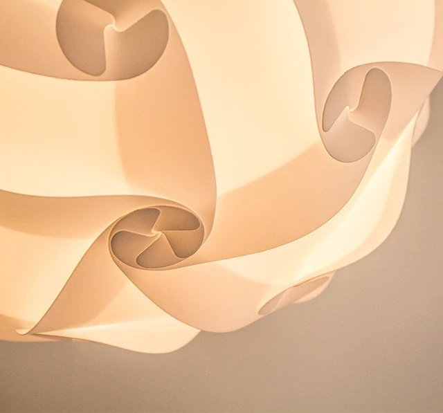 Ceiling Pendant DIY IQ Jigsaw Puzzle Lamp Shade Kit Lampshade (White