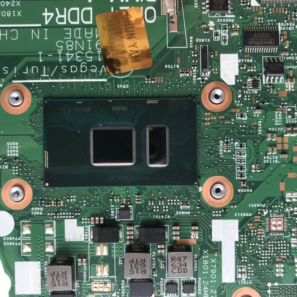 Отлично подходит для материнской платы ноутбука DELL 3568 с SR2ZW I3 7100u CPU DDR4 CN 01CM9N 1CM9N 100%