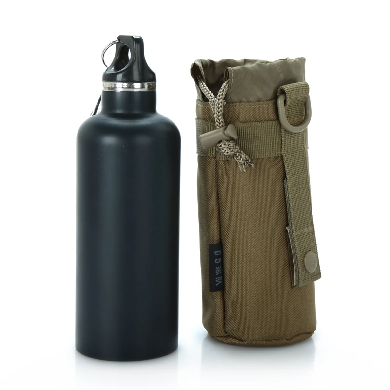 7.5*15cm Portable Outdoor molle Accessory pockets Water Bottle Bag Kettle Nylon Pouch attached Pack annex pendant bags
