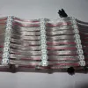 100 pcs/string DC5V WS2812B adressable rvb polychrome pixel lumière; 5 cm espacement de fil; avec fil transparent ► Photo 1/4
