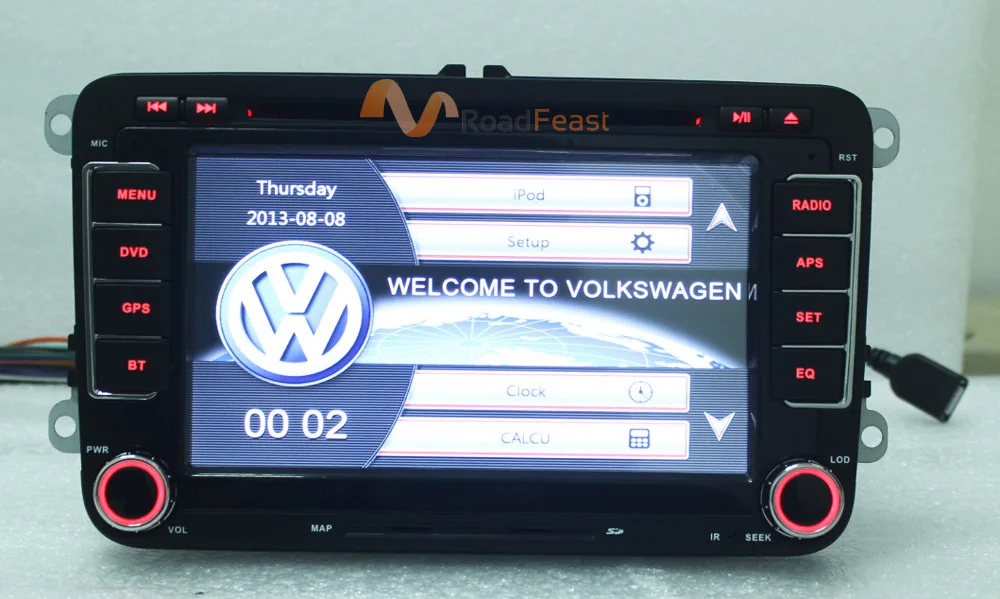 7inchs Car DVD for Volkswagen with Built-in Canbus 4