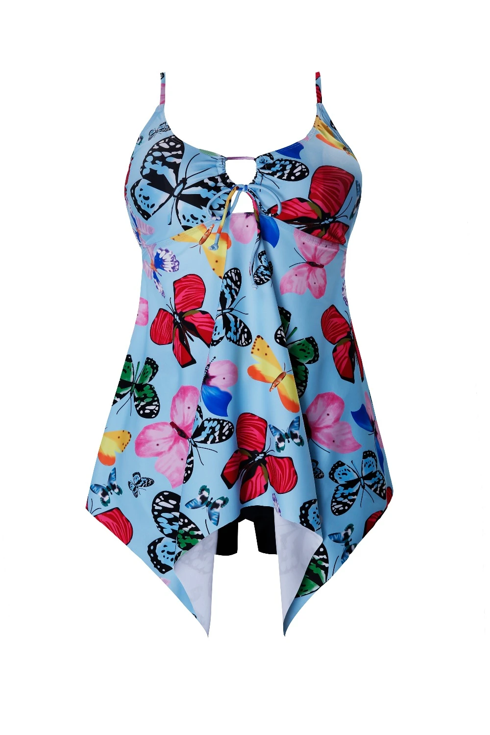 Delegación inestable presente HuiBu mujeres 2 piezas Short de mariposa traje de baño nadar Irregular  vestido de deporte Tankini trajes de baño traje de baño de moda|Bodis| -  AliExpress