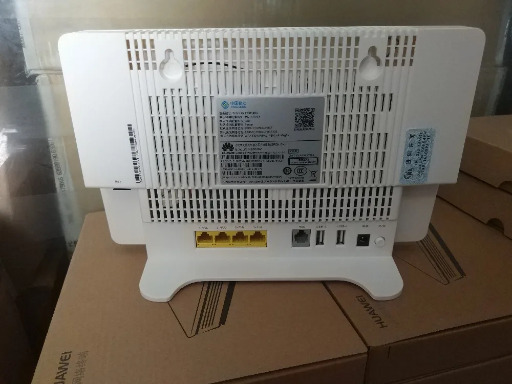 huawei HS8546V ONU GPON ONT с 4GE+ 2USB+ 1Tel+ wifi HGU двухдиапазонный маршрутизатор 2,4 ГГц и 5 ГГц английская прошивка