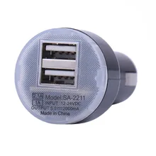 5V 2.1A Car Charger Dual 2 Port USB Charger for iPhone 5s 6s 7 Plus for iPad for Samsung S5 S6 S7 Edge Note 7 Android Phone