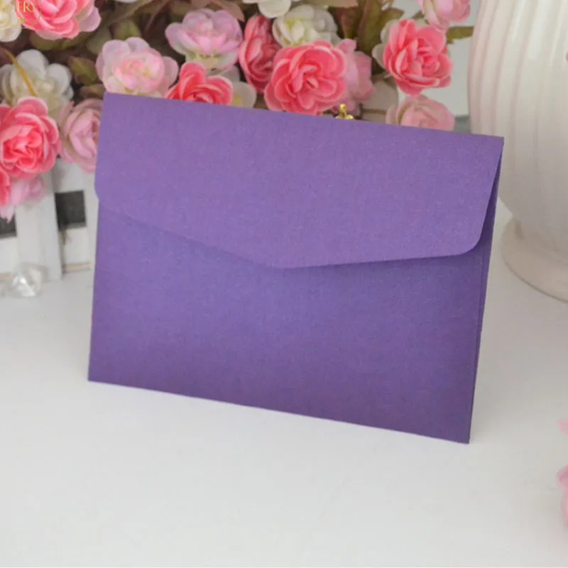 

Dark purple laser cut handmade envelopes for invitations