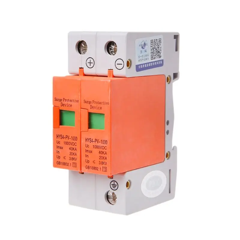 

Surge Protective Device SPD House DC Lightning Surge Protector 2 Pole 20KA~40KA