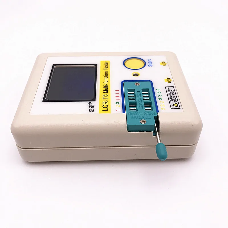 

LCR-T5 graphical multi-function tester capacitor + inductance + resistor + SCR + transistor diode + mos