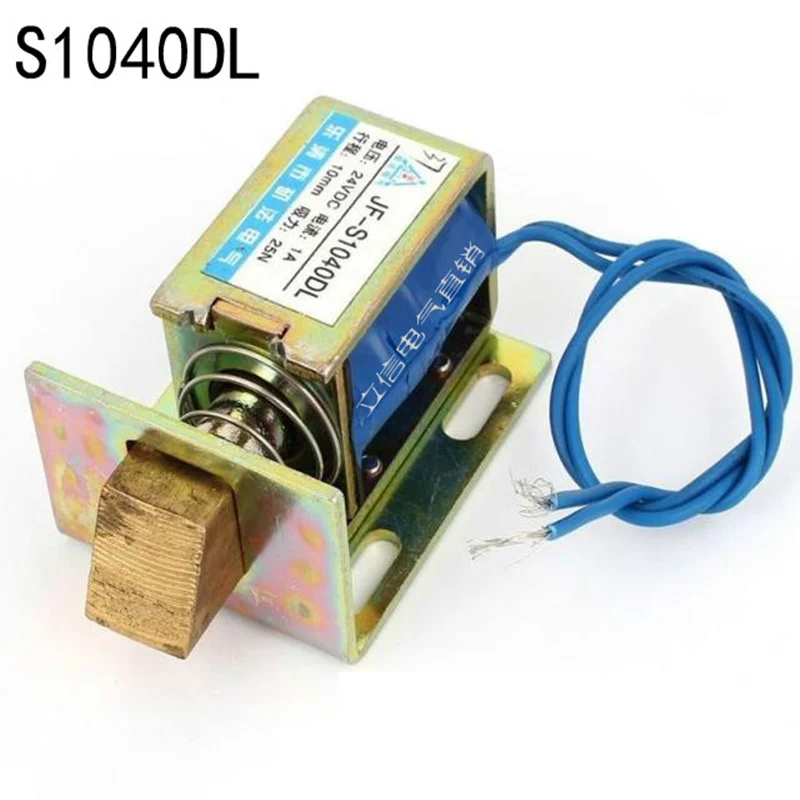 Jf S1040dl Dc Lock Electromagnet 12v Or 24v Push Type Open Frame